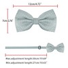 Allegra K Men's Halloween Polka Dots Pre-Tied Work Formal Party Tuxedo Bowknot Bow Ties - 4 of 4