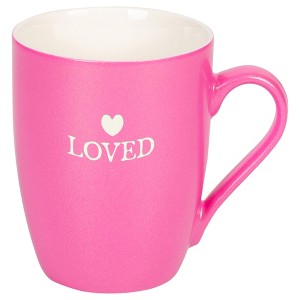 Elanze Designs Loved Princess Pink 10 ounce New Bone China Coffee Cup Mug - 1 of 4