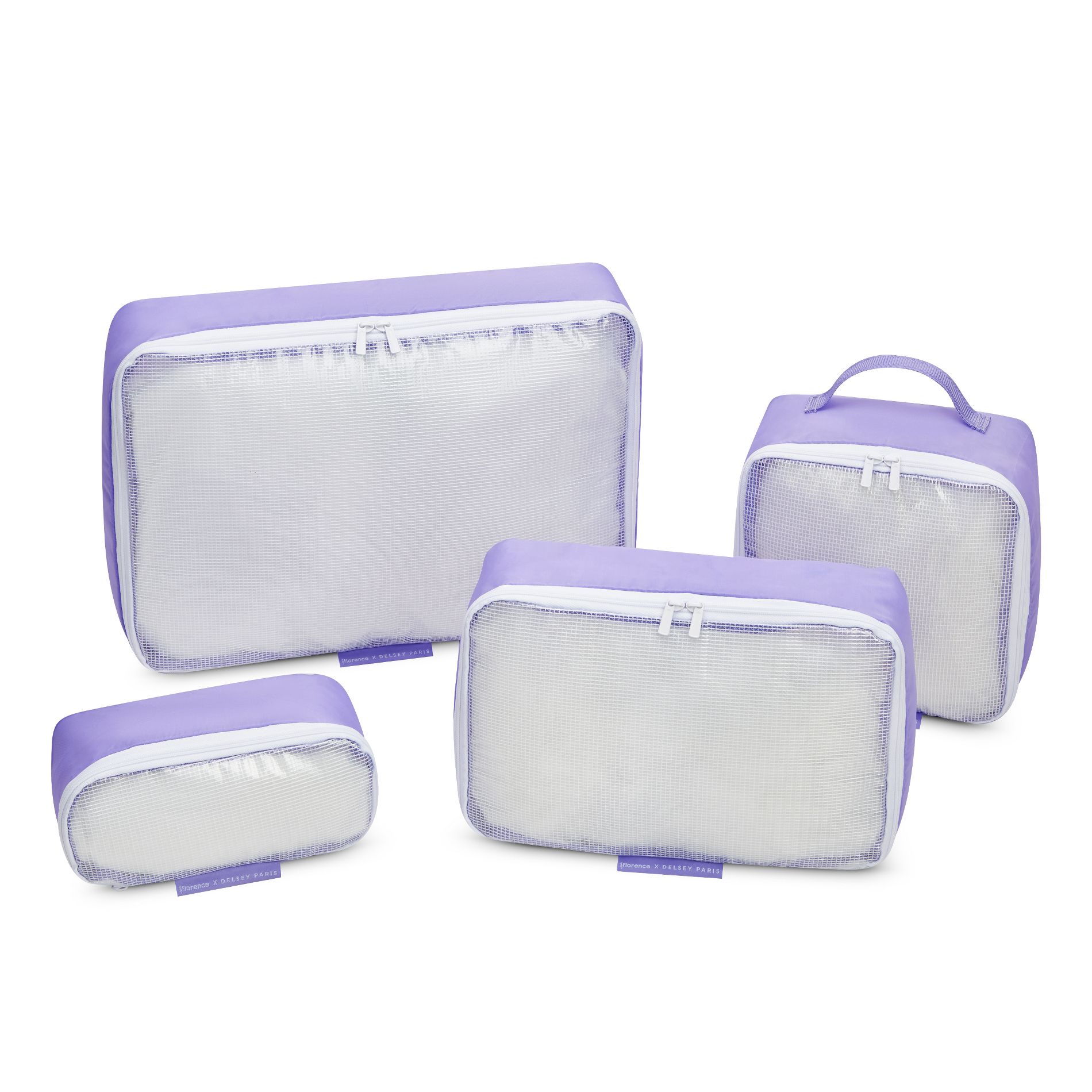 Florence by mills x DELSEY PARIS No Drama Packing Cube Set - Lavender