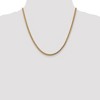 Black Bow Jewelry 3mm 14k Yellow Gold Hollow Franco Chain Necklace - 2 of 4
