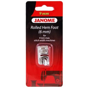 Janome Rolled Hem Foot (6mm) for 9mm Max Stitch Width Machines - 1 of 1