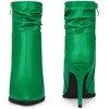 Perphy Women's Slouching Style Pointed Toe Stiletto Heel Ankle Boots - 2 of 3