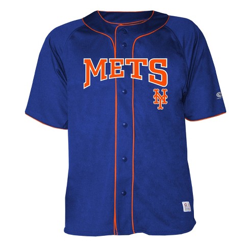 Mlb New York Mets Men's Button-down Jersey : Target