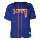 MLB New York Mets Men's Button-Down Jersey