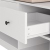 NicBex Hall Tree with Coat Rack, Shoe Rack, Removable Linen Shoe Bench Mat, Storage Cabinet and DIY Pegboard, for Entrance, Living Room - 4 of 4