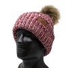 Arctic Gear Adult Acrylic Ribbed Cuff Winter Hat with Pom - 2 of 4