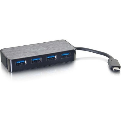 C2G USB 3.0 USB C to 4 Port USB A Hub - USB Type C - External - 4 USB Port(s) - 4 USB 3.0 Port(s) - PC, Mac