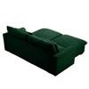 86.6" Corduroy Cloud Modular Sectional Sofa Bed with Big Deep Seat and 2 Storage Ottoman for Small Living Room - 4 of 4