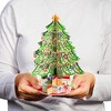 Paper Love Oversized Christmas Tree Pop Up Card, 10" x 7" Includes Envelope and Note Tag, For Christmas or Holidays - 3 of 4