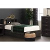 South Shore Twin Tassio Headboard Gray Oak: Bed Frame Mounted with Built-In Storage Compartment - 2 of 4