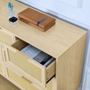 NicBex Rattan Dresser for Bedroom,Natural Style Drawers with Metal pulls,Dressers for Kids Room,Living Room,Entry and Hallway - 4 of 4