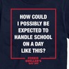 Men's - Ferris Bueller's Day Off - How Could I Possibly Short Sleeve Graphic T-Shirt - 2 of 4