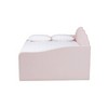 Queen Timila Velvet Fabric Upholstered Daybed with Trundle - Baxton Studio: Glam Bedroom Furniture, No Box Spring Needed - 4 of 4