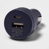 Dual Port 25W Car Charger - heyday™ Dusk Blue - 3 of 3