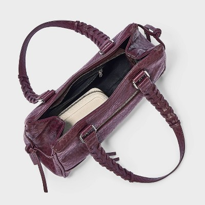 Сумки Wild Fable Whipstitch Handle Satchel - Wild Fable™ with Olivia Dayton Burgundy — фото 3