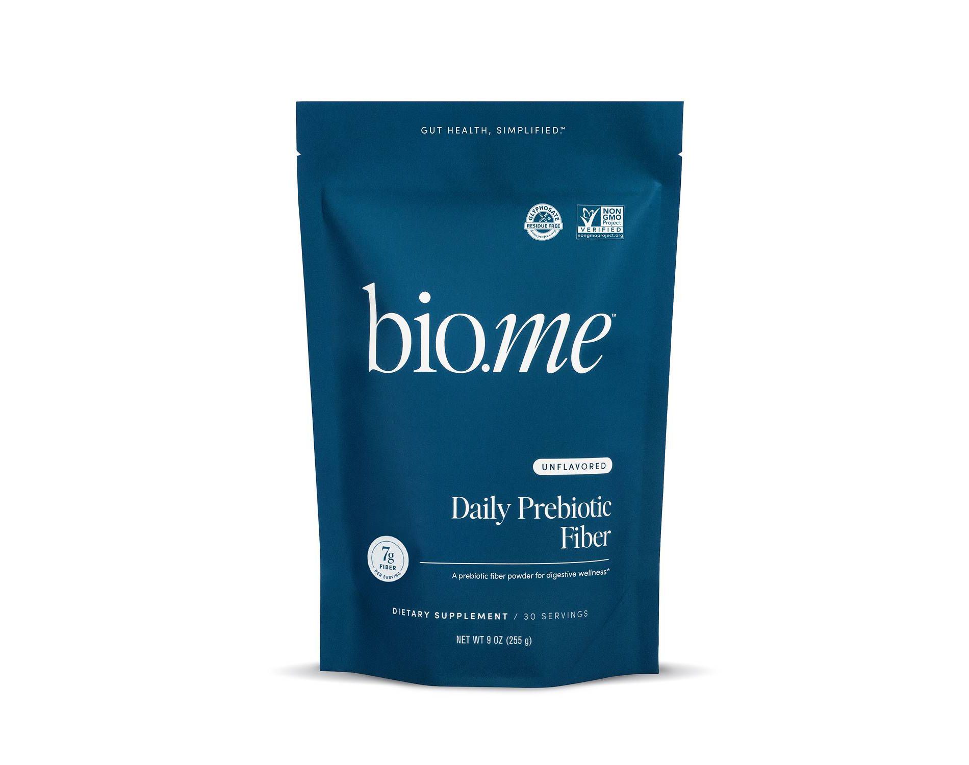 Bio.me Daily Prebiotic Fiber Supplement Powder - Unflavored - 9oz