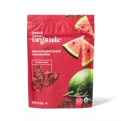Organic Unsweetened Dried Watermelon - 2oz - Good & Gather™
