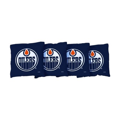 NHL Edmonton Oilers Corn-Filled Cornhole Bags Blue - 4pk