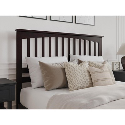 AFI Furnishings Mission Queen Headboard with Turbo Charger in Espresso
