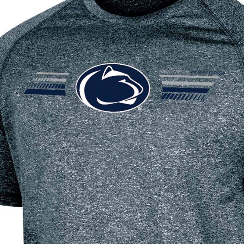 NCAA Penn State Nittany Lions Men&#39;s Gray Poly T-Shirt, 3 of 4