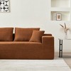 Sponge Sectional Sofa Couch for Living Room, L Shaped Modern Lamb Modular High Density Sponge Floor Sofa - 3 of 4