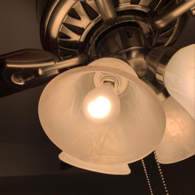Ge 2pk Led 60w A15 Cac Ceiling Fan Light Bulb White : Target
