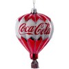 Kurt Adler Glass Ornament for Christmas Tree, Coca-Cola Balloon - 2 of 4