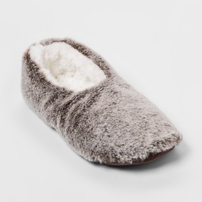 faux fur slippers target