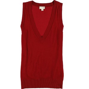maison Jules Womens Solid Pullover Sweater - 1 of 1