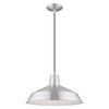 Livex Lighting Metal Shade 1 - Light Chandelier in  Brushed Aluminum - 2 of 4
