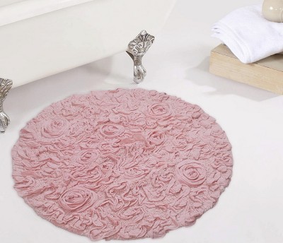 Bell Flower Collection Cotton Floral Pattern Tufted Bath Rug - Home Weavers