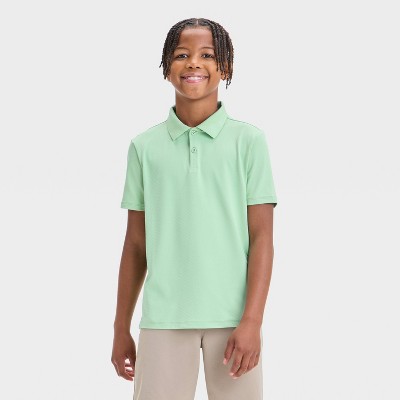 Boys' Textured Golf Polo Shirt - All In Motion™