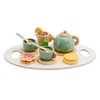 Topteng 15Pcs Western Kitchen Wooden Tea Sets Play Kitchen Dishes/Tea Toy Set For Kid - 2 of 4