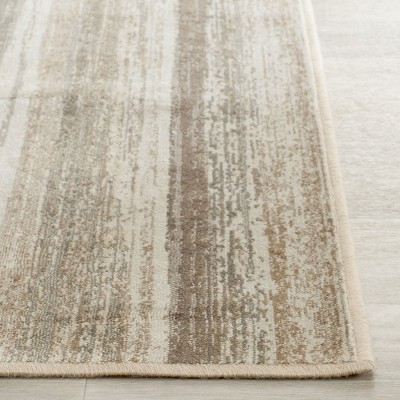 Caramel Hand-Knotted Wool and Viscose Rectangular Area Rug