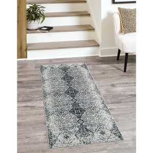 Unique Loom Kamala Washable Collection Area Rug - Chevron - 1 of 4