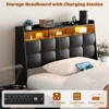 Aheaplus Upholstered Bed Frame with Drawers - 4 of 4