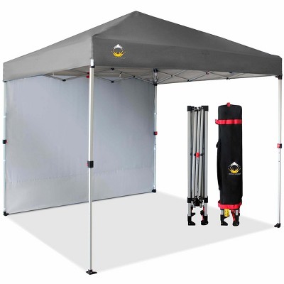 8x8 Pop Up Canopy with 1 Side Wall - Centerlok™ One Push Setup