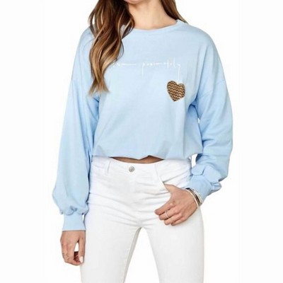 Women's Vivere Con Passione Sequined Heart Top - Venti6