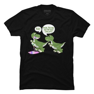 Men's Design By Humans Dude, Did You Eat Last Unicorn By ZeusSE T-Shirt - 1 of 2