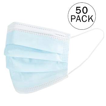 Disposable 3-Ply Face Mask with Ear Loops for Kids