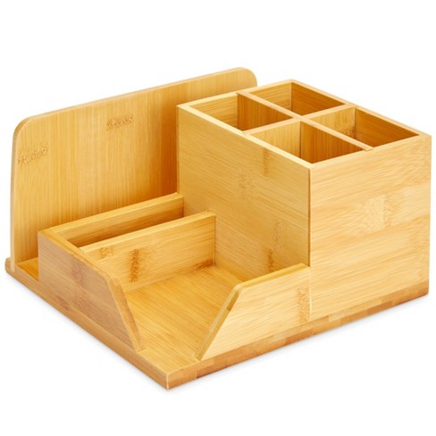 Wooden Pen Tray Pencil Holder for Desk Pen Display Case Pen Organizer Case  Pen Tray Wood Office Desk Accessories 