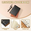 Unique Bargains Refillable Durable Loose-leaf Design Hardcover Executive Notebook A6 Black - 3 of 4