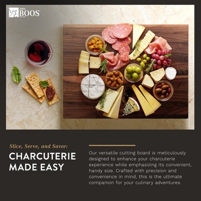 John Boos Large Walnut Reversible Wood Cutting Board