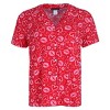 Not a Morning Person Women's Valentine Button Down Short Sleeve Shorts Pajama Set - 2 of 4