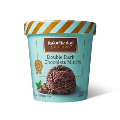 Dark Chocolate Mint Ice Cream - 16oz - Favorite Day™