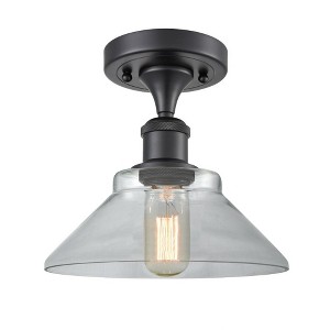 Orwell - 1 Light Semi-Flush Mount In Industrial Style-9 Inches Tall and 8.38 Inches Wide - 1 of 1
