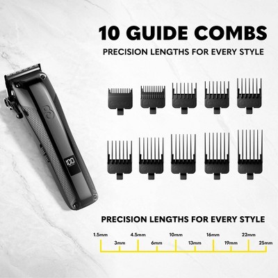 Beard Club Men's Electric Cordless Rechargeable High Power Beard & Hair Pro Trimmer
