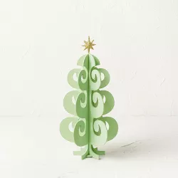 Small Wood Swirl Christmas Tree Green - Opalhouse™ designed with Jungalow™