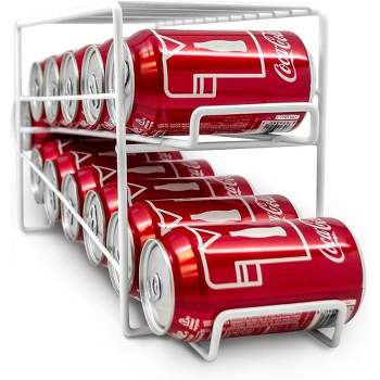 Multi-functional Double-layer Soda Can Dispenser Beverage Racks