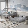 Infans Twin Over Full House Bunk Bed with Ladder & Guardrails Convertible to 2 Beds - 3 of 4